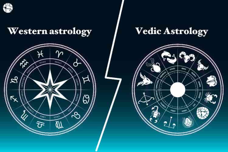 The difference in Vedic and Western Astrology.